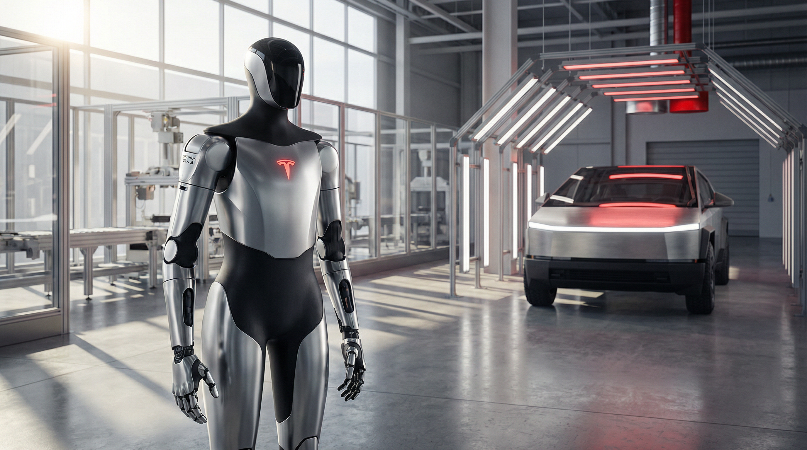 Tesla Optimus Gen 3 y Cybercab